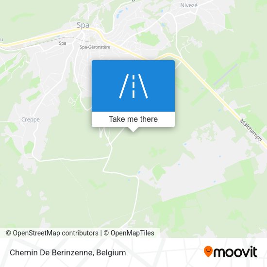 Chemin De Berinzenne plan