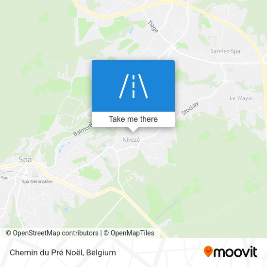 Chemin du Pré Noël map