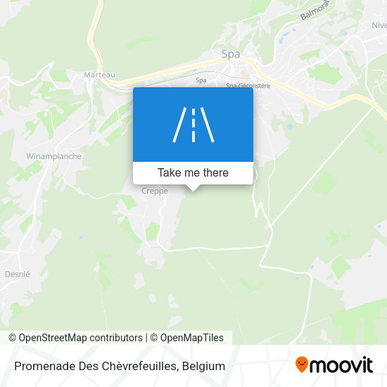 Promenade Des Chèvrefeuilles map