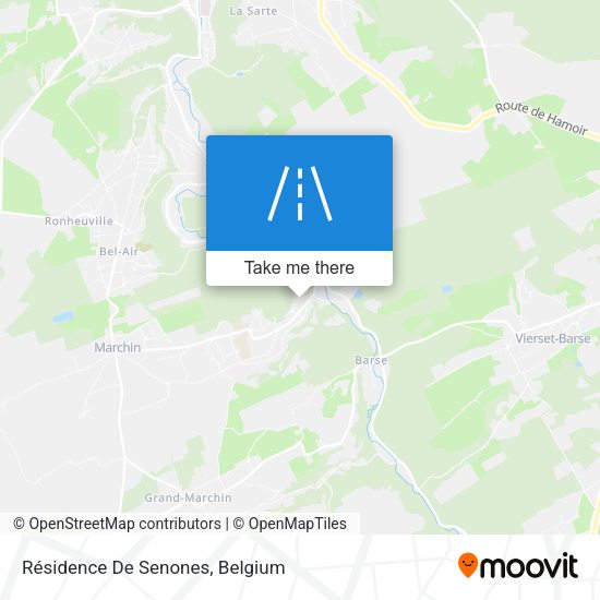 Résidence De Senones map