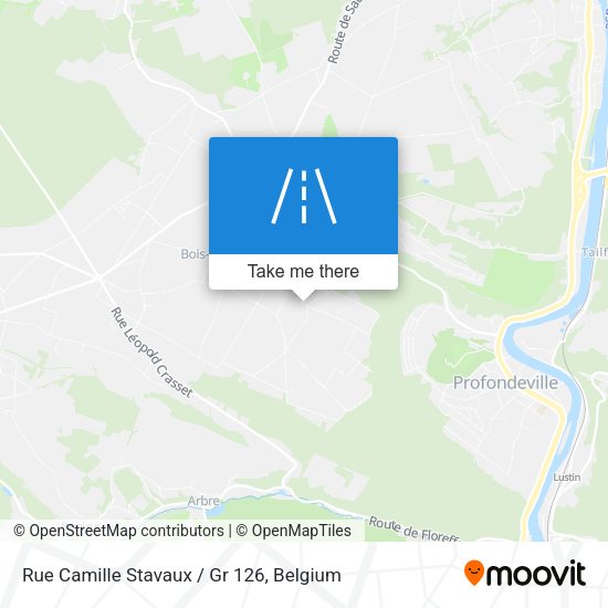Rue Camille Stavaux / Gr 126 map