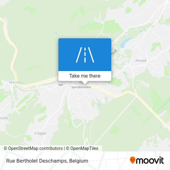 Rue Bertholet Deschamps plan