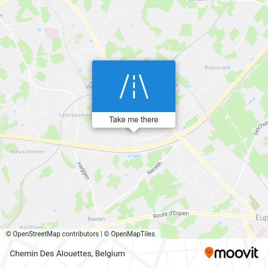 Chemin Des Alouettes plan