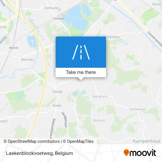 Laekenblockvoetweg plan