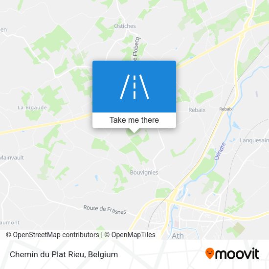 Chemin du Plat Rieu plan