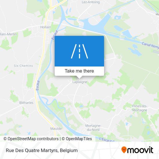 Rue Des Quatre Martyrs plan