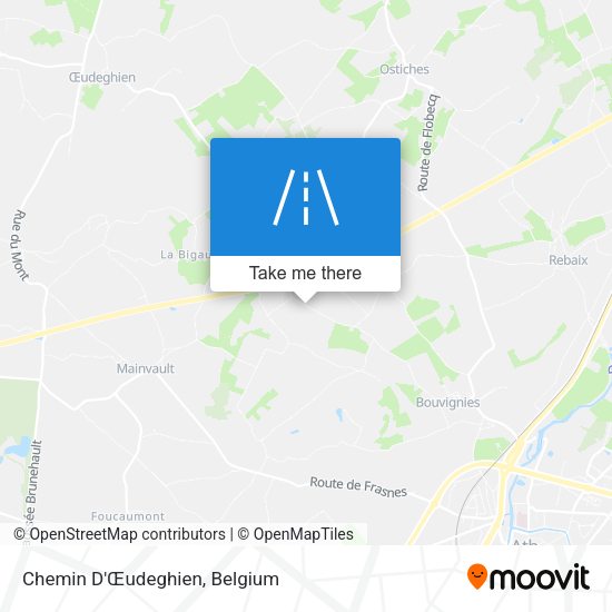 Chemin D'Œudeghien map