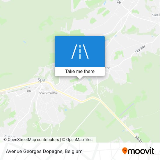 Avenue Georges Dopagne map