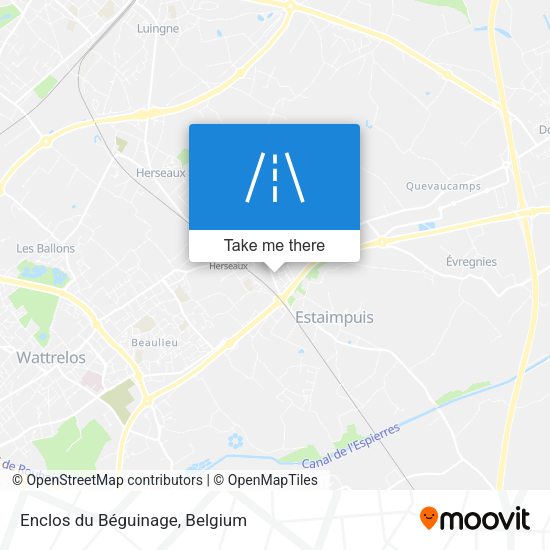Enclos du Béguinage plan
