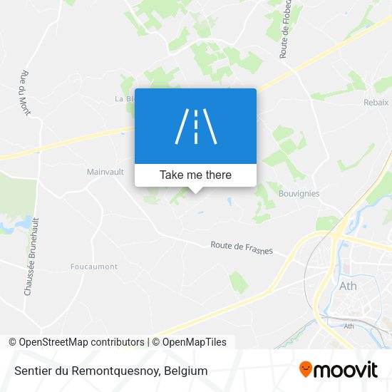 Sentier du Remontquesnoy map