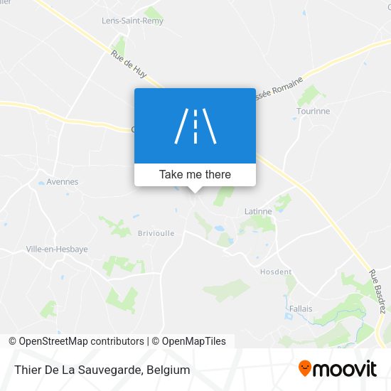Thier De La Sauvegarde map