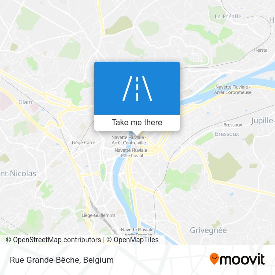 Rue Grande-Bêche plan