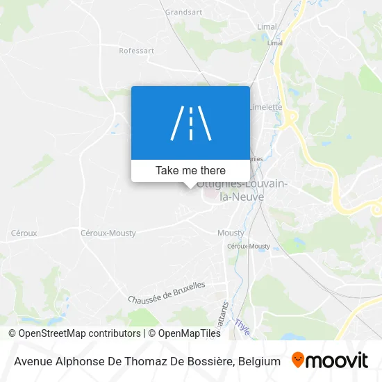 Avenue Alphonse De Thomaz De Bossière map