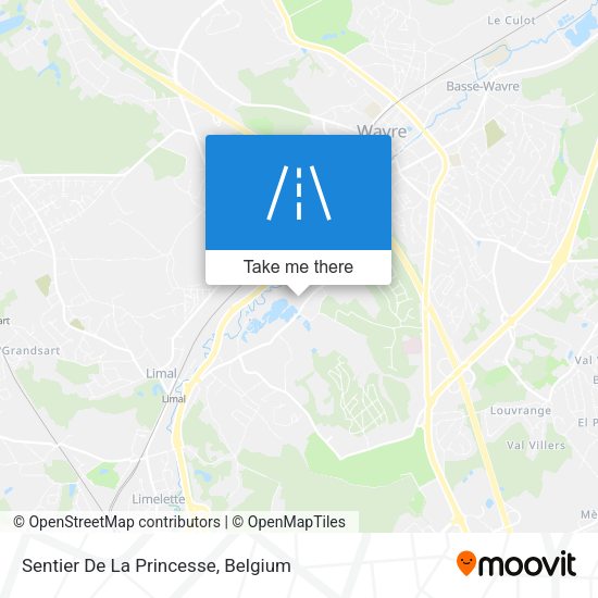Sentier De La Princesse map
