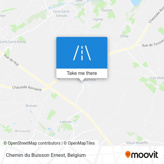 Chemin du Buisson Ernest map