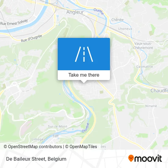 De Baileux Street map