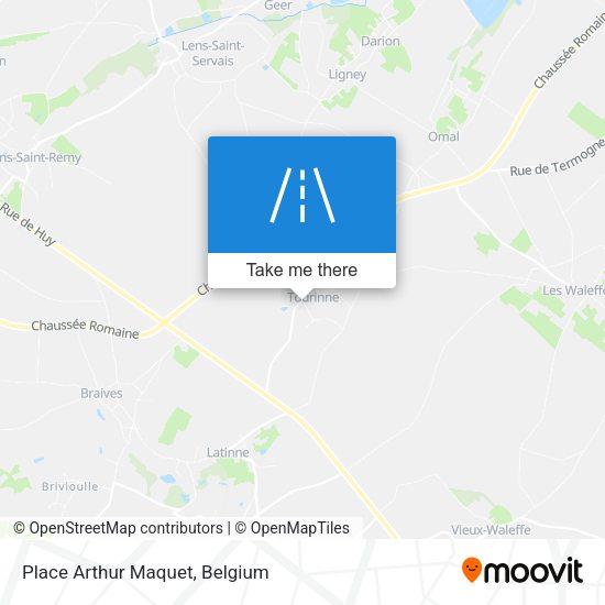 Place Arthur Maquet plan