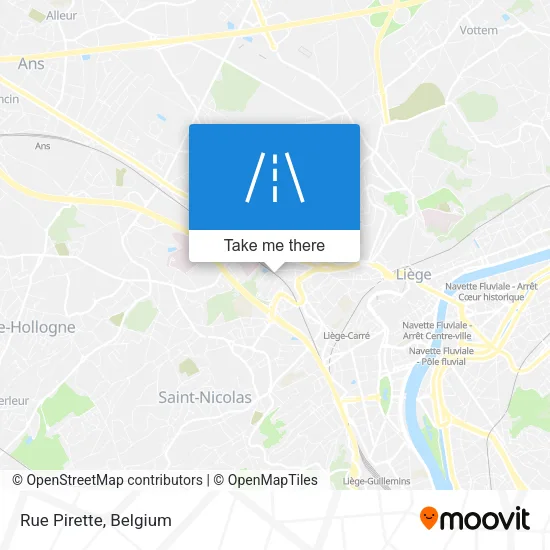Rue Pirette map