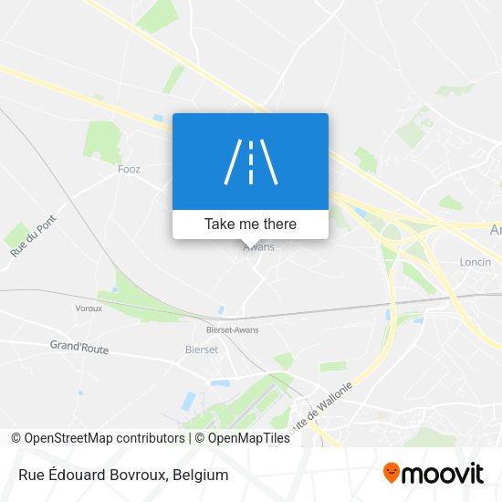 Rue Édouard Bovroux plan