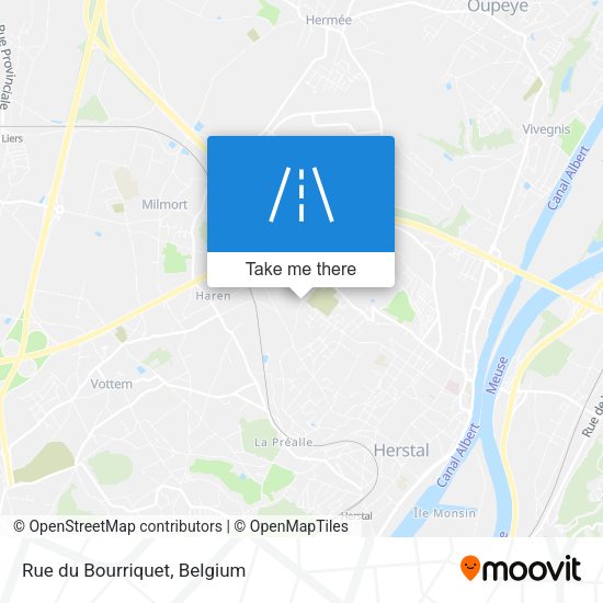 Rue du Bourriquet plan