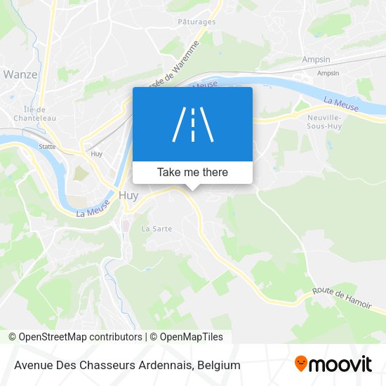 Avenue Des Chasseurs Ardennais plan