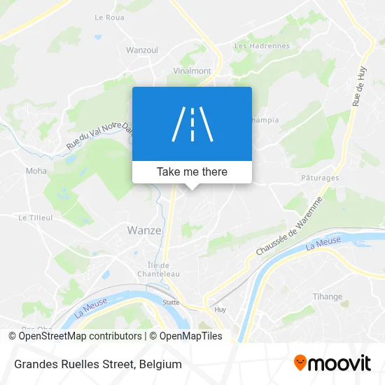 Grandes Ruelles Street map