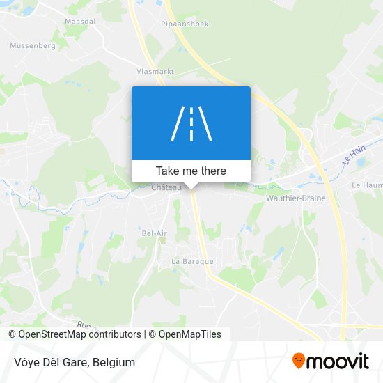 Vôye Dèl Gare plan