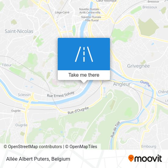 Allée Albert Puters map