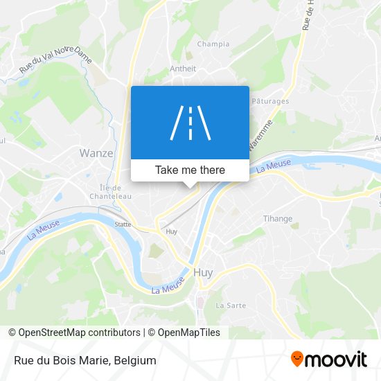Rue du Bois Marie plan