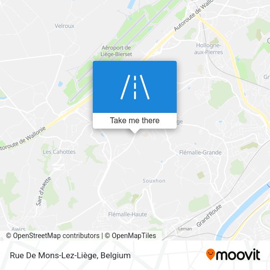 Rue De Mons-Lez-Liège map
