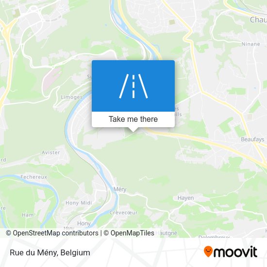 Rue du Mény plan