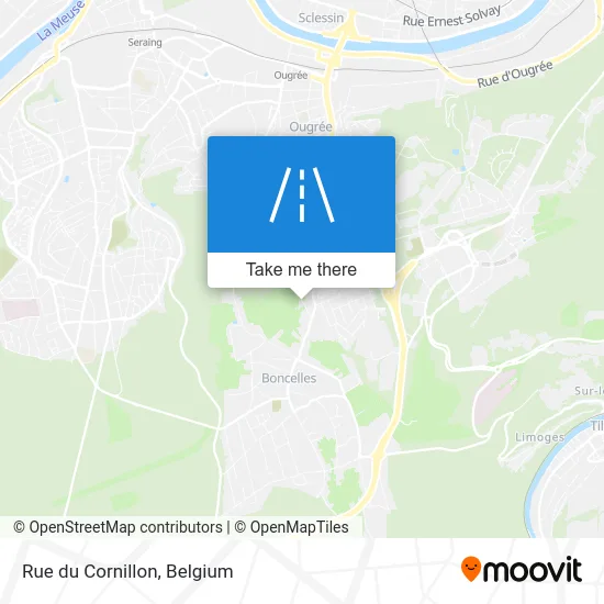 Cornillon Street map