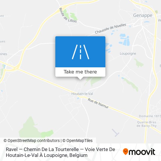 Ravel — Chemin De La Tourterelle — Voie Verte De Houtain-Le-Val À Loupoigne map