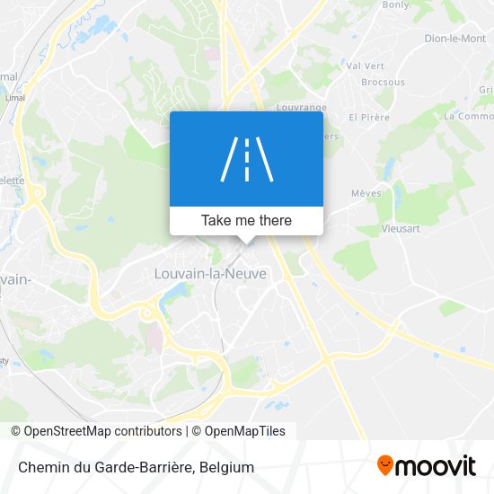 Chemin du Garde-Barrière plan