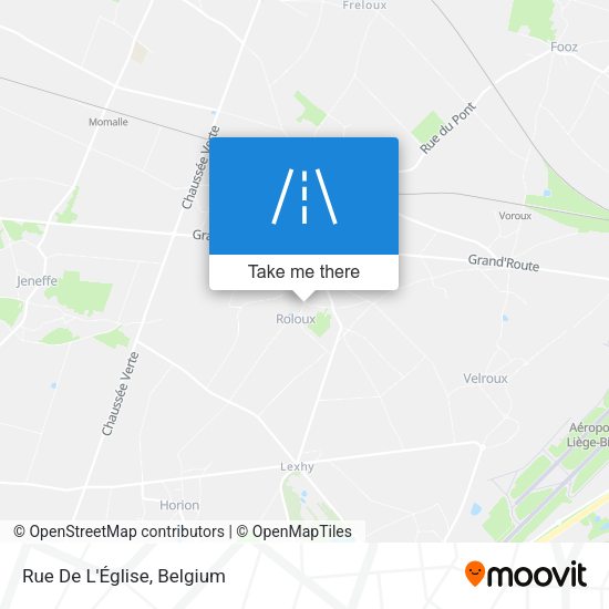 Rue De L'Église plan