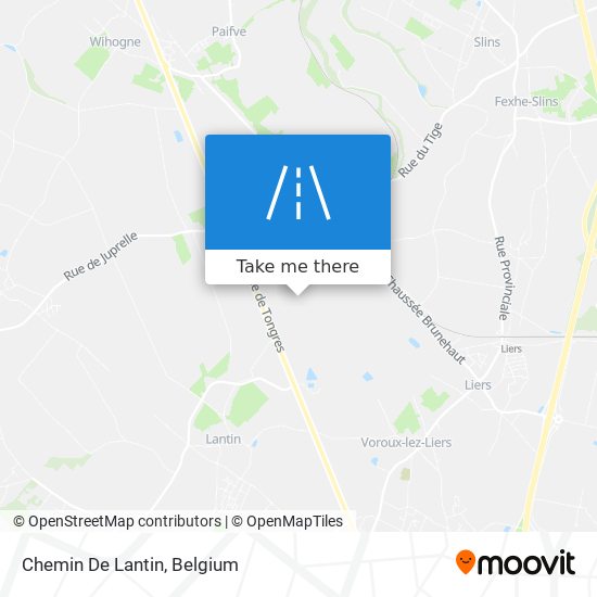 Chemin De Lantin map