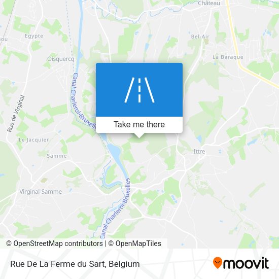 Rue De La Ferme du Sart map