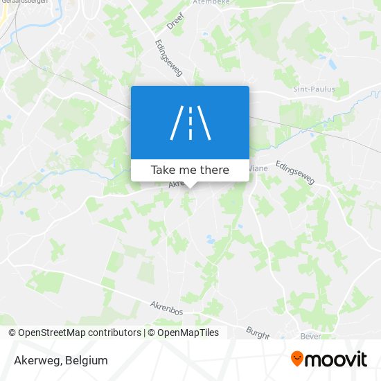 Akerweg map