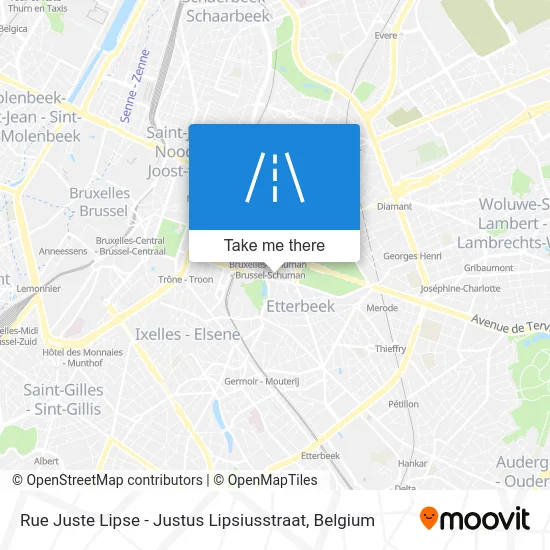 Juste Lipse - Justus Lipsius Street map