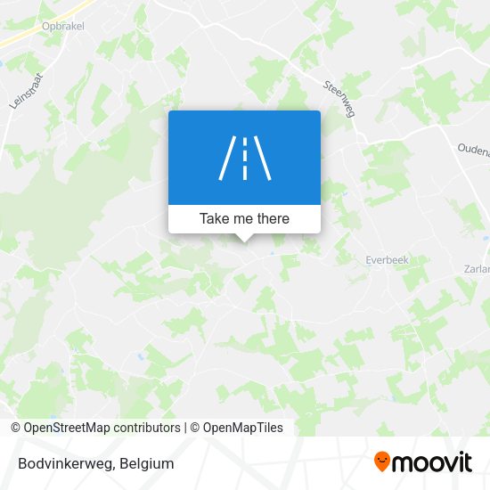 Bodvinkerweg map