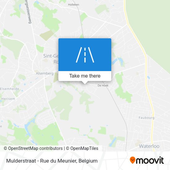 Mulderstraat - Rue du Meunier map