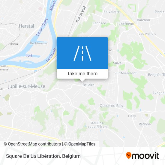 Square De La Libération plan