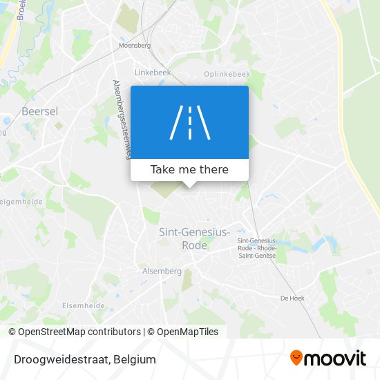 Droogweidestraat map