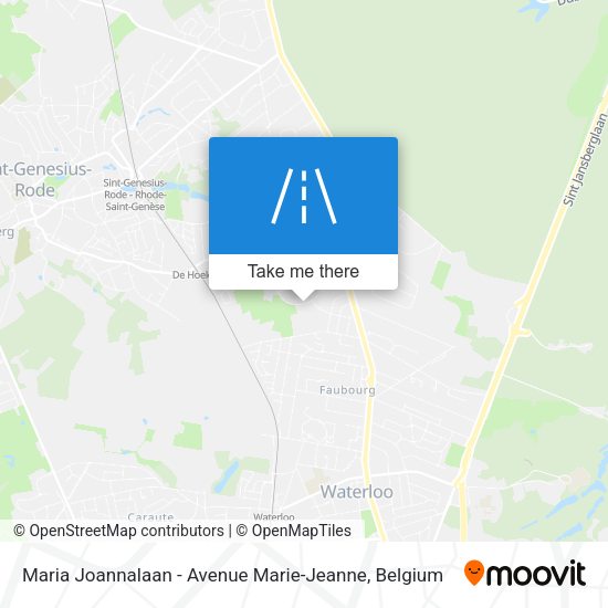Maria Joannalaan - Avenue Marie-Jeanne map