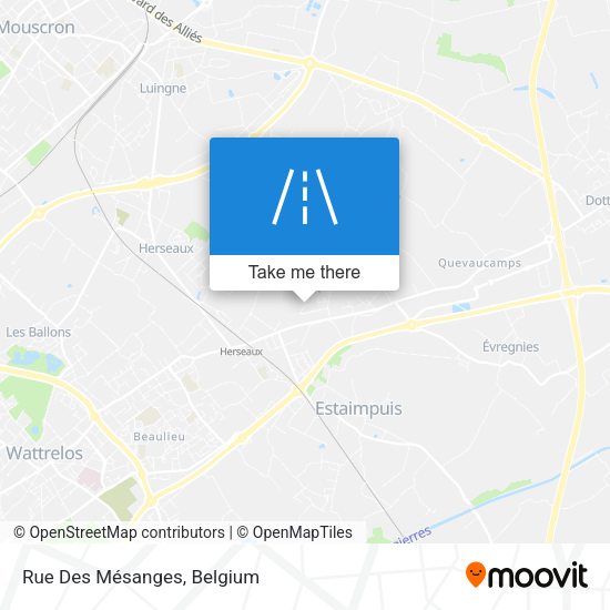 Rue Des Mésanges plan