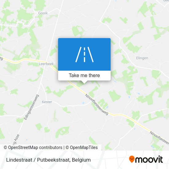 Lindestraat / Putbeekstraat map