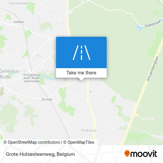 Grote Hutsesteenweg map
