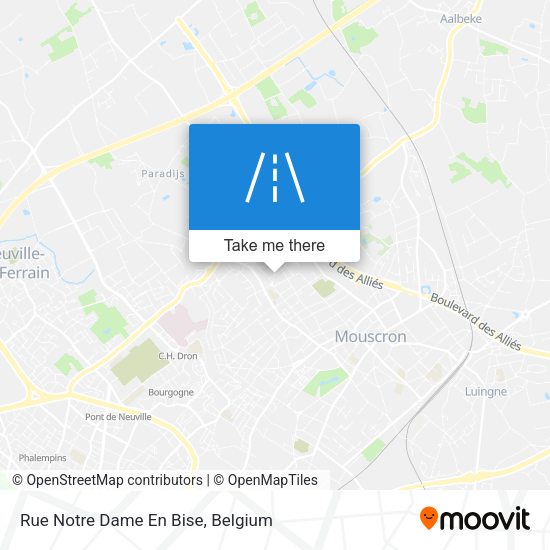 Rue Notre Dame En Bise plan