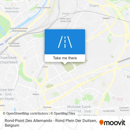 Germans Roundabout - Round Square of the Germans map