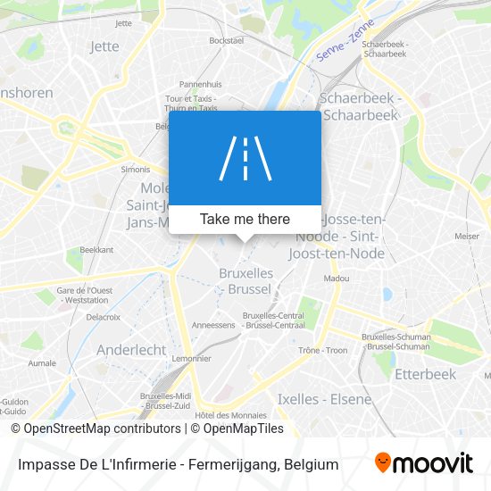 Impasse De L'Infirmerie - Fermerijgang map